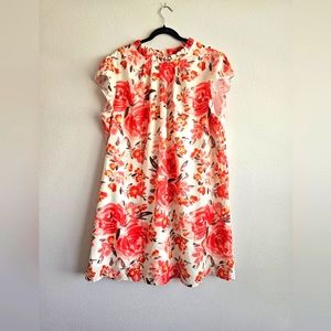 NWOT 3X Fully Lined Flower Dress